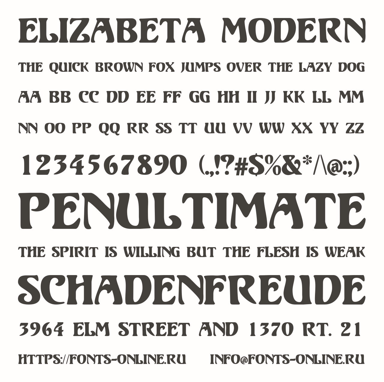 Elizabeta Modern Free Font Download